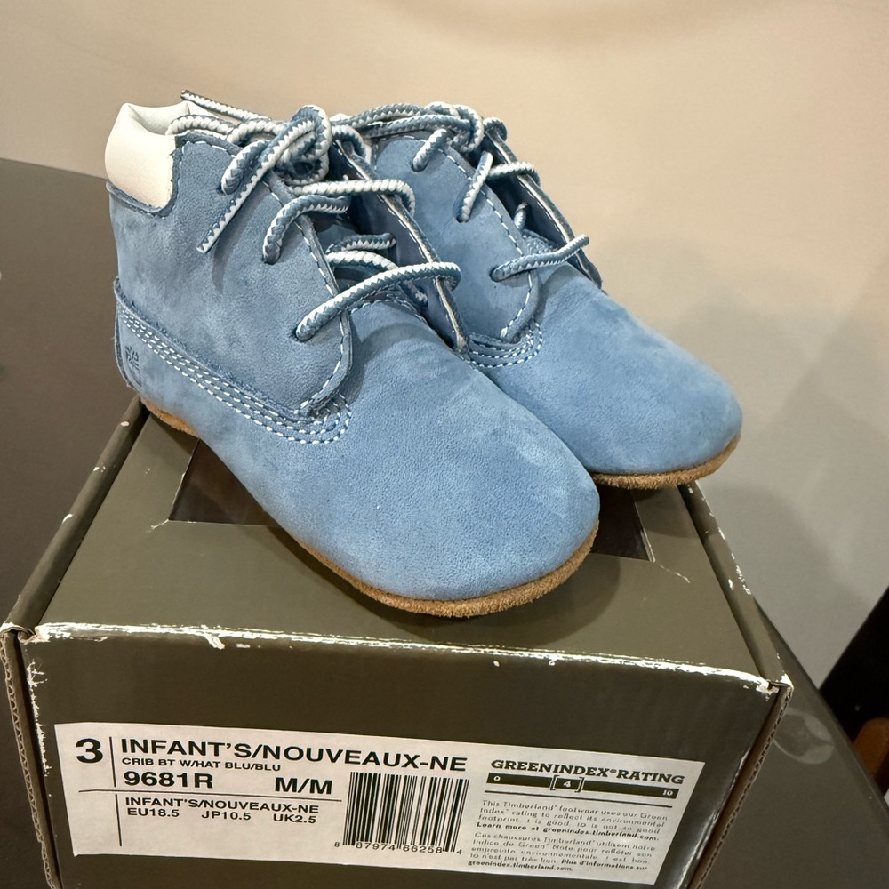 Timberland Baby Blue Suede Walkers